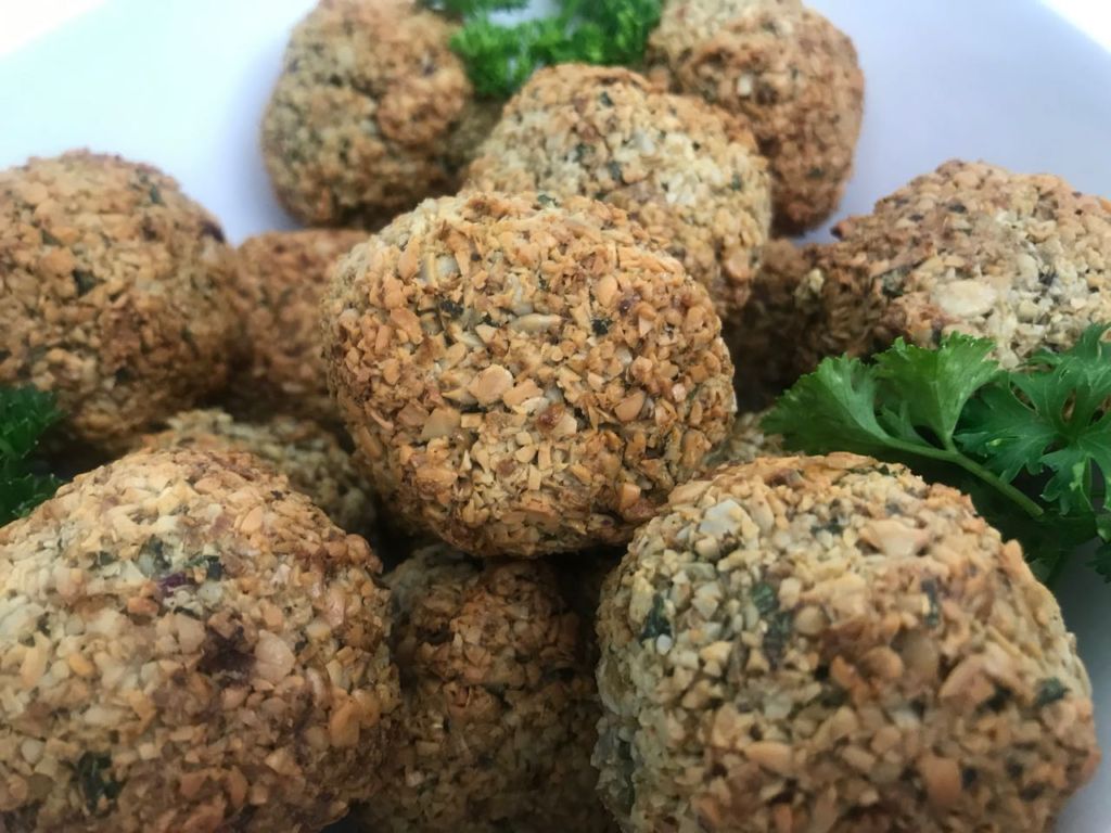 Sunflower Seed Falafels | Veggies at Tiffani’s