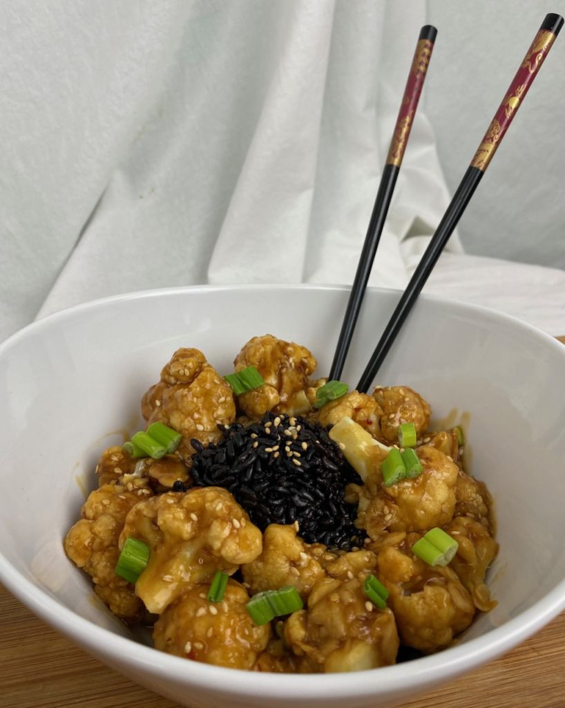 Spicy Orange -Sesame Cauliflower